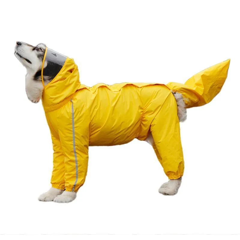 pet it full pack four-legged big dog raincoat golden labrador large dog clothing pet supplies