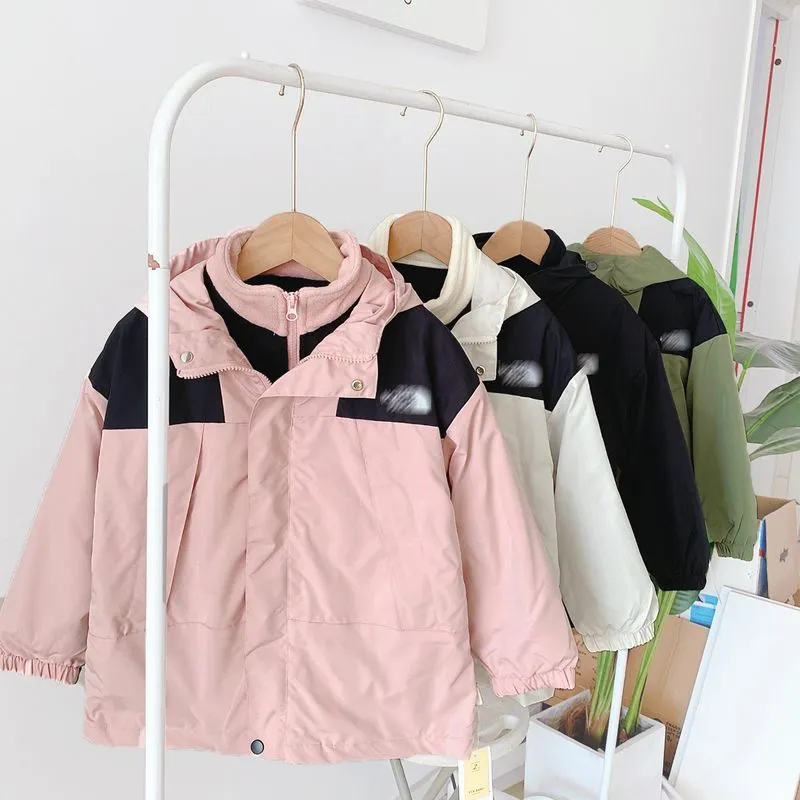 2 In 1 Designer Kids Jacket Windbreaker Baby Down Coat Cotton Clothes Kid Outfit Winter Coat Boy Girl Costume Overalls Clothes For Babies