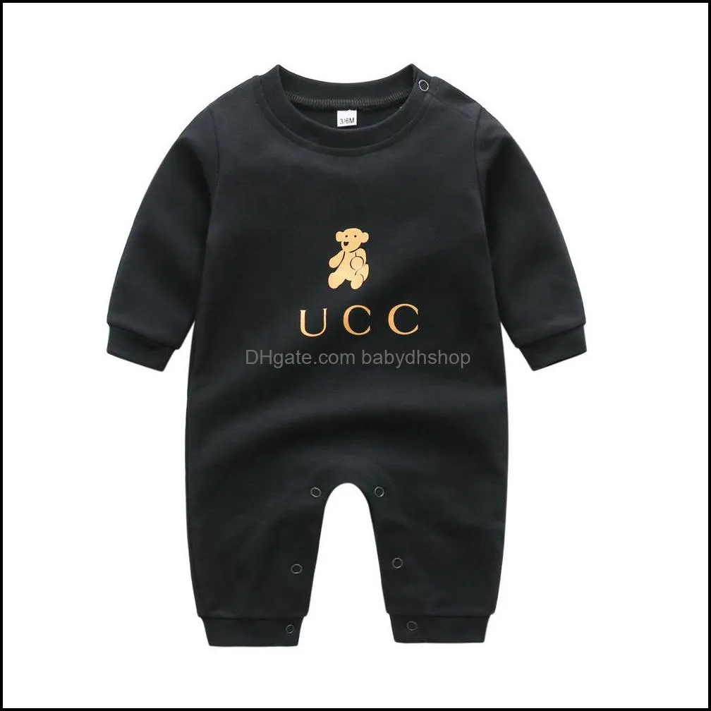 baby rompers born clothes long sleeve cotton designer romper infant clothing baby boys girls jumpsuits