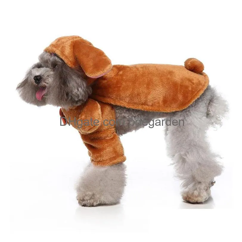 halloween dog costume funny dog apparel clothes pirate pet cosplay costumes fun wig party costuming novelty clothing for small dogs panda raccoon wholesale