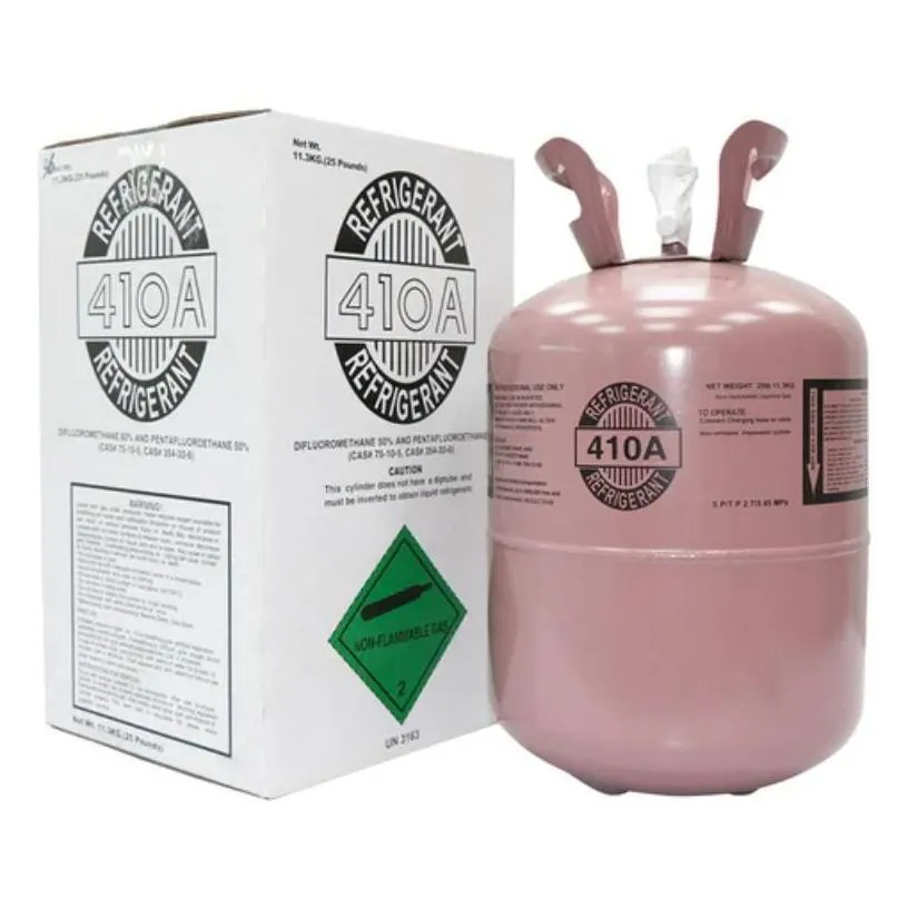 freon steel cylinder packaging r410a 25lb tank refrigerant for air conditioners