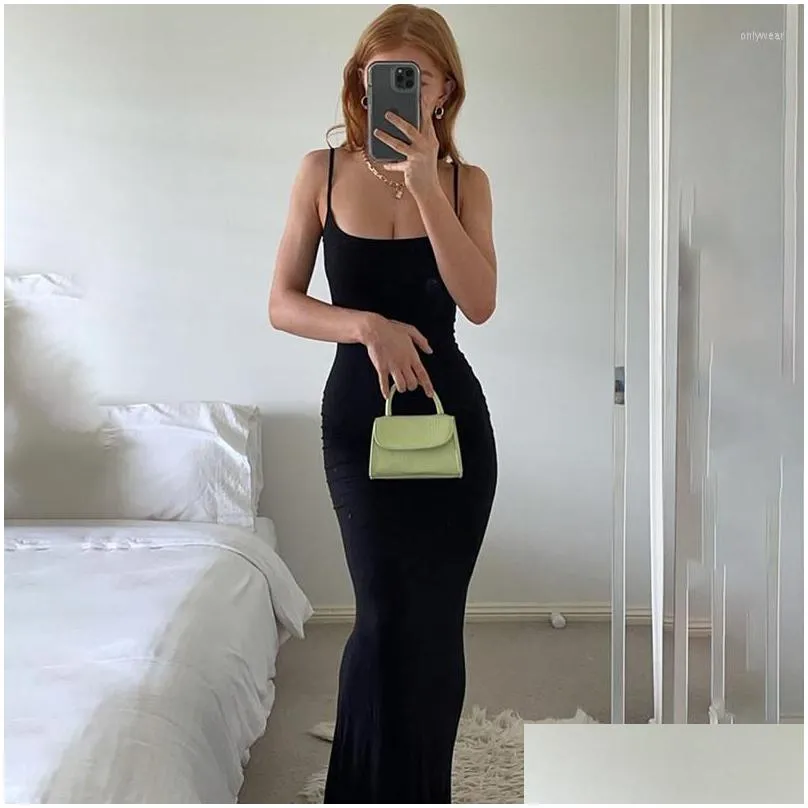 casual dresses sleeveless cotton loose long pencil jumper evening dress women summer bodycon elegant party club wear sundress