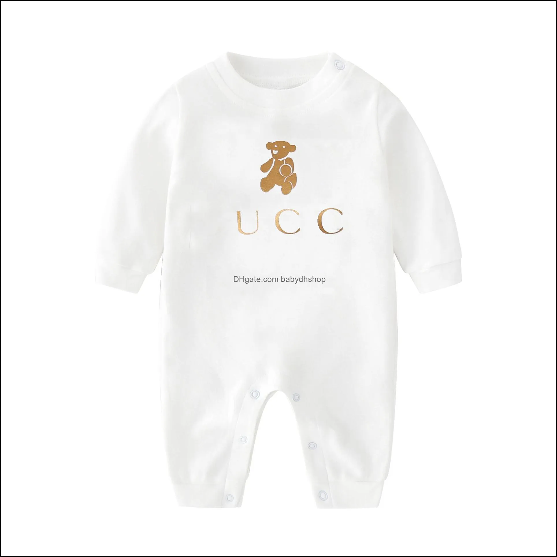 baby rompers born clothes long sleeve cotton designer romper infant clothing baby boys girls jumpsuits