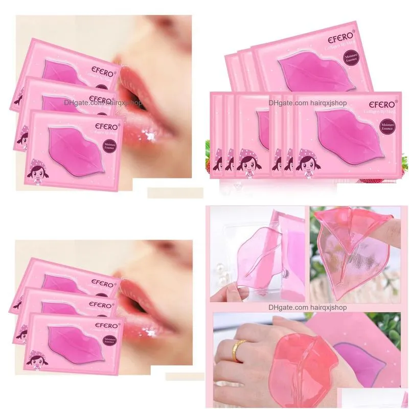 lip gloss efero collagen mask pads fores moisturizing exfoliating lips plumper pump essentials care women5197551