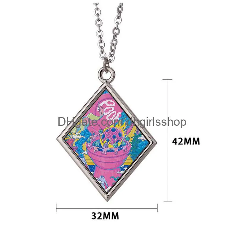 diy sublimation blank pendant necklace heat transfer wishing bottle peach heart necklaces fashion holiday gift