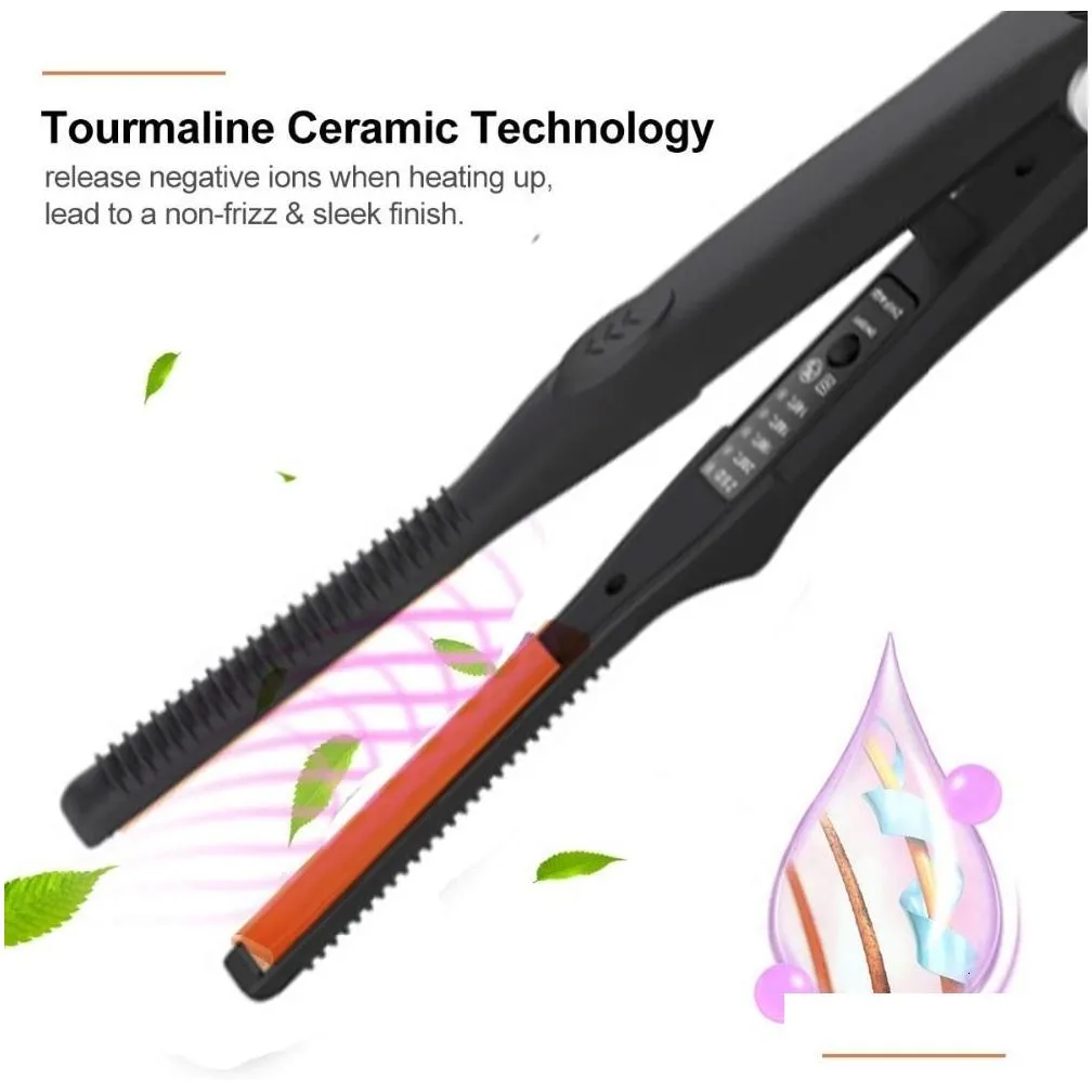 hair straighteners ultra thin mini electric splint straightener professional small flat iron for short heating plate straightening irons