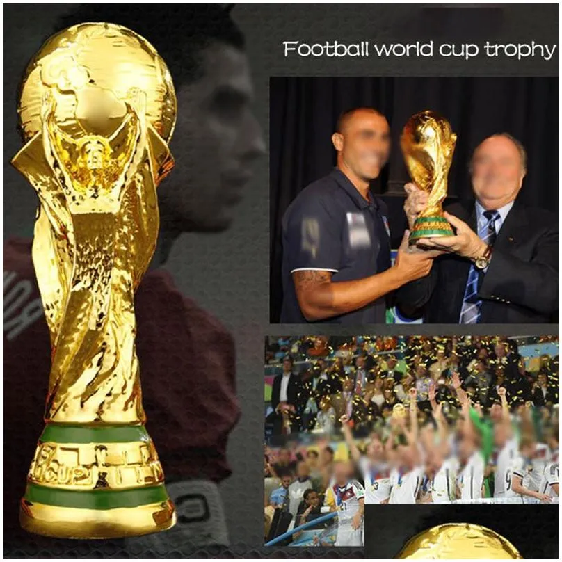other festive party supplies world cup golden resin european football trophy soccer trophies mascot fan gift office decoration craft