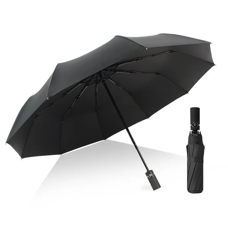 umbrella twelve-twelve-bone full automatic umbrella vinyl sunshade umbrella uv protection sunumbrella folding clear umbrella advertising umbrella