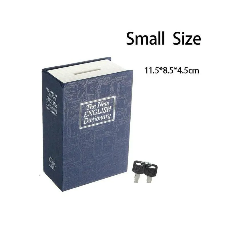 storage boxes bins dictionary mini book safe security key locker money hidden secret safe key safe box cash money coin storage jewellery lock box