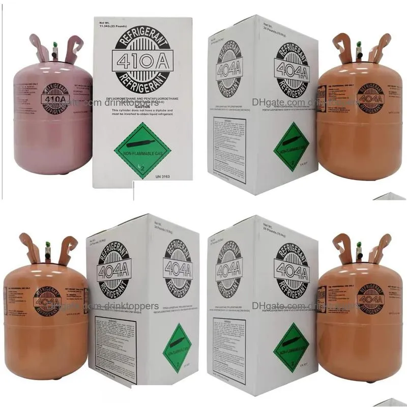 Freon Steel Cylinder Emballage R404 Réfrigérant De Réservoir De 30 Lb