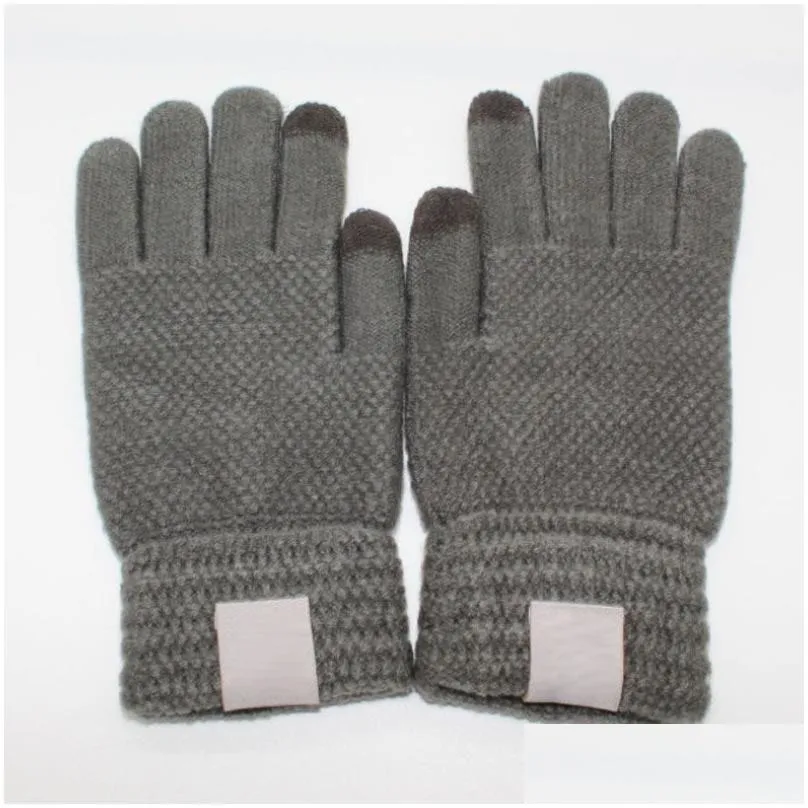 unisex thicken winter ski finger gloves sports ski gloves warm touch screen gloves for man women dhs 