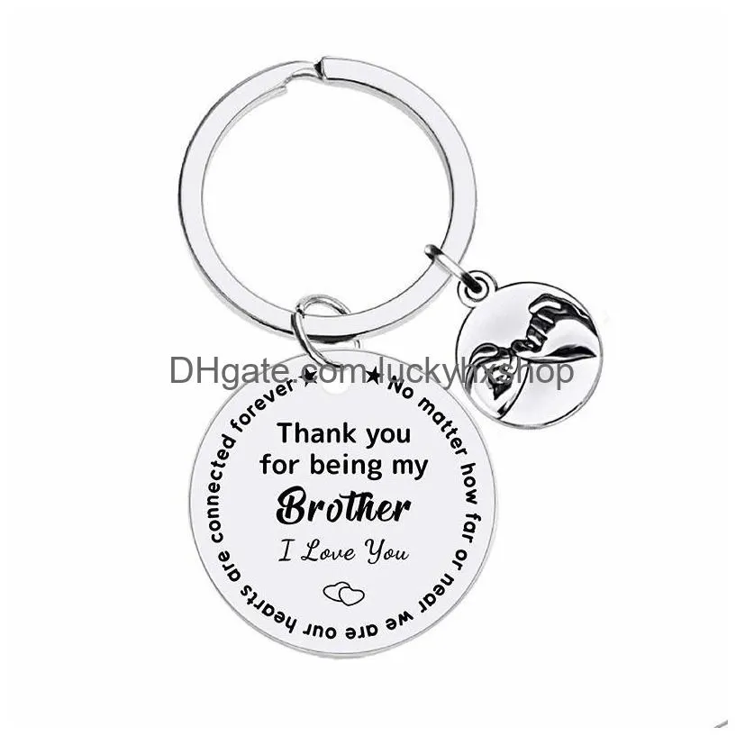 engraved metal keychain keychain pendant mothers day fathers day graduation season christmas gift