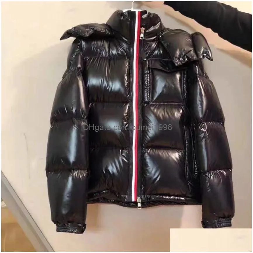 mc puffer down parkas jacket aa designer black winter winter jacket outerwear causal streetwear size