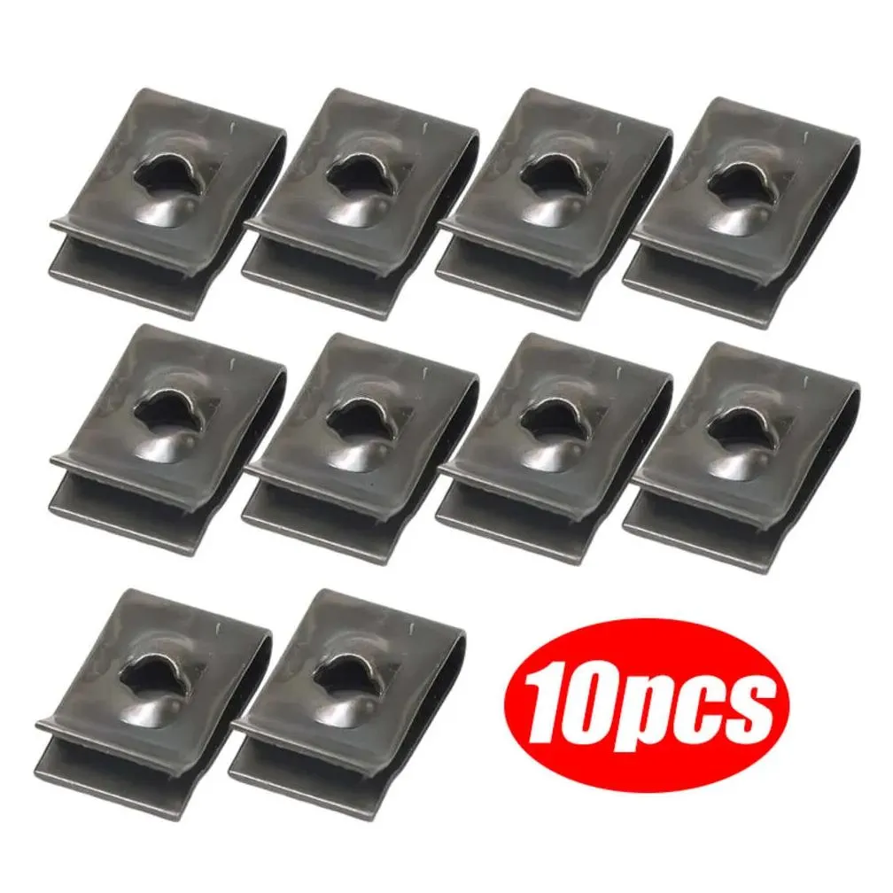  car motorcycles metal screw fastener clips u-type clip with screw anti-rust protection clip screw buckle iron sheet