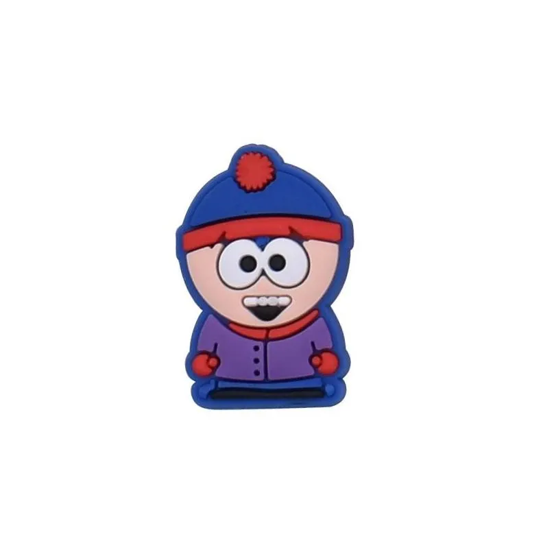 anime charms wholesale childhood memories southern park characters funny gift cartoon charms shoe accessories pvc decoration buckle soft rubber clog