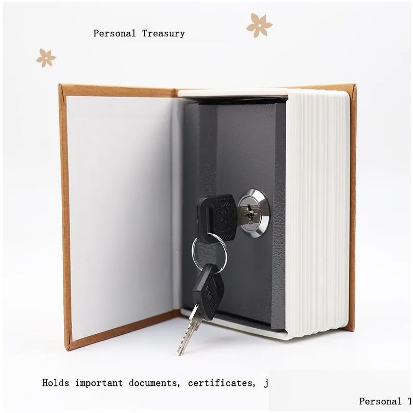 storage boxes bins dictionary mini book safe security key locker money hidden secret safe key safe box cash money coin storage jewellery lock box