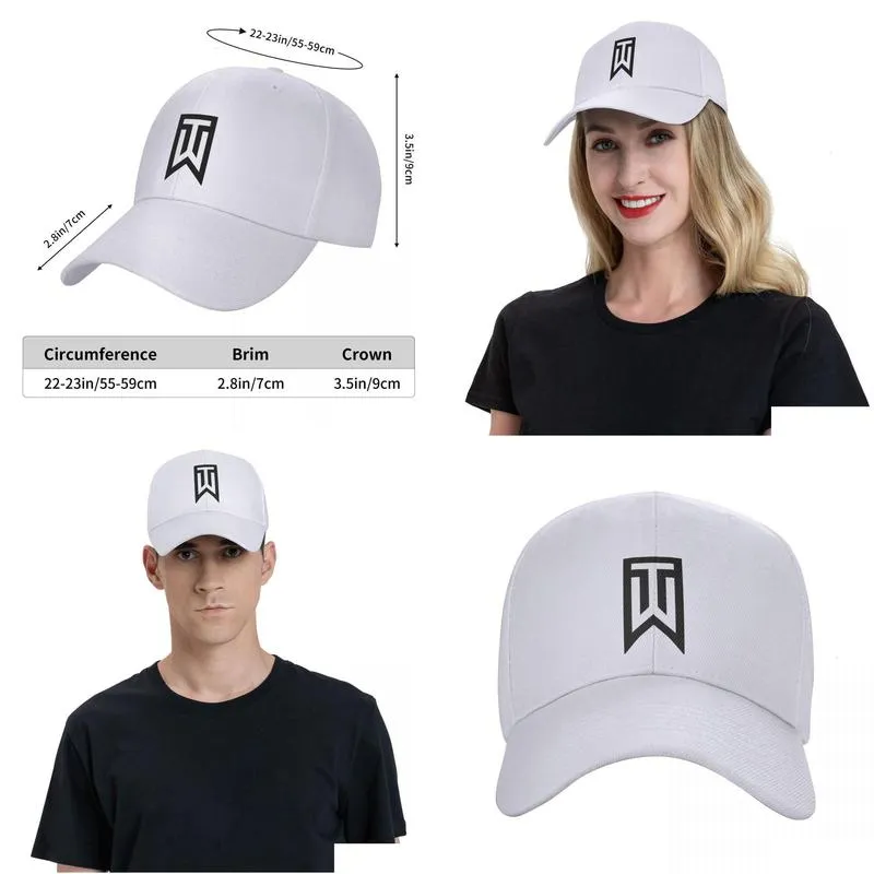 ball caps fashion golf tiger baseball cap for women men adjustable woods trucker hat outdoor 230620