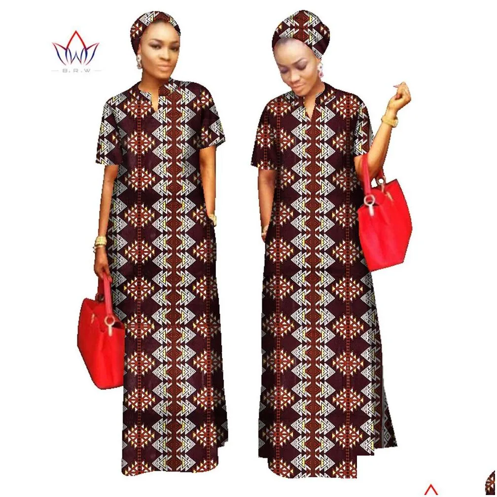 wholesale african dresses for women dashiki ropa africa traditional african robe long african print dresses wy843