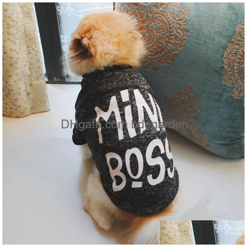 fashion dog apparel clothes knitwear sublimation printing pet sweater soft thickening warm pets shirt winter puppy sweats costume for small dogs sweet as candy