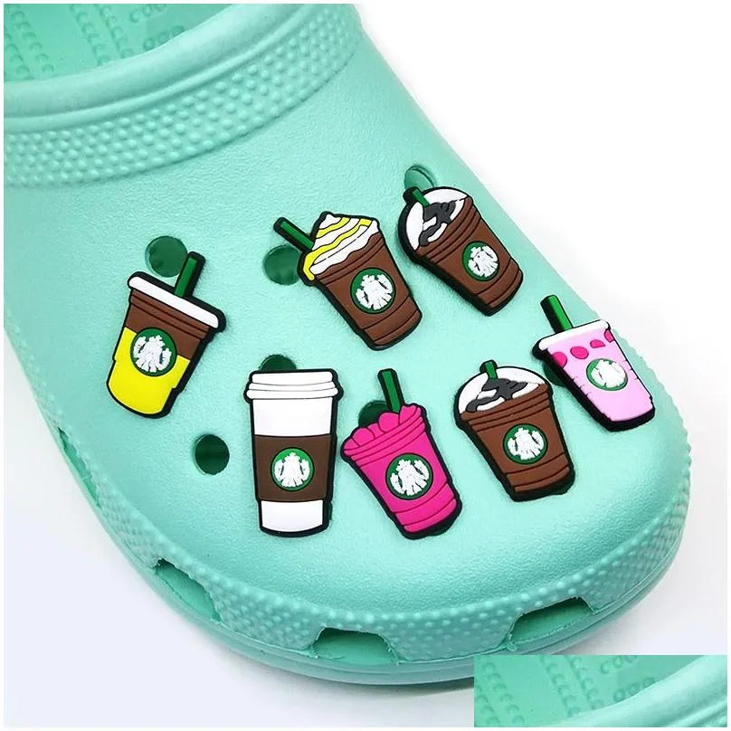 beer clog charms fashion love shoe accessories for decorations charms pvc soft shoes charm ornaments buckles as party gift