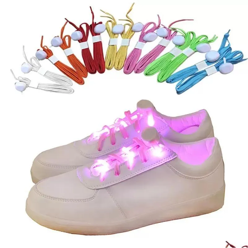 flashing lighted up shoelaces nylon hip hop shoelaces lighting flash light up sports skating hoe laces shoelaces armleg bands