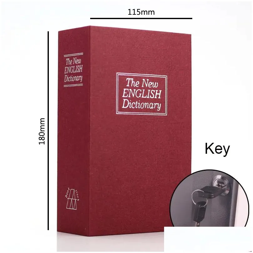 storage boxes bins dictionary mini book safe security key locker money hidden secret safe key safe box cash money coin storage jewellery lock box