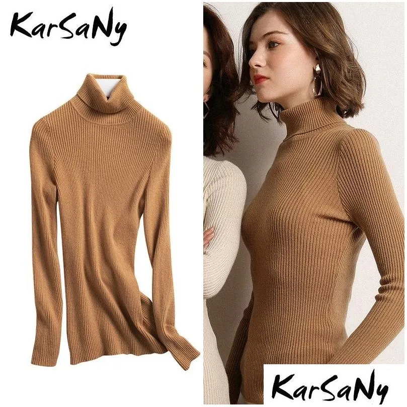 womens turtleneck sweater winter warm winter clothes women knitted pullover womens sweater turtleneck jumper woman sweaters 210218