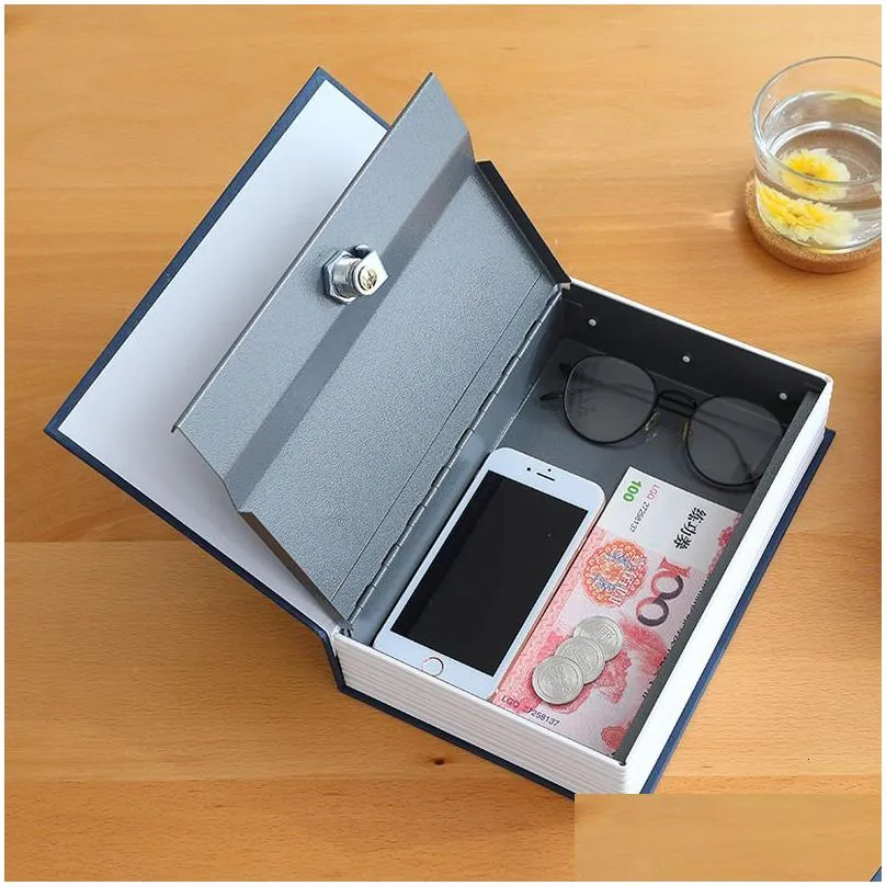 storage boxes bins dictionary mini book safe security key locker money hidden secret safe key safe box cash money coin storage jewellery lock box