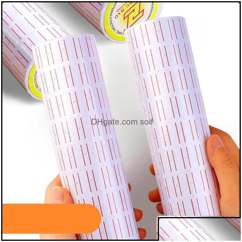 Other Event Party Supplies 10 20Pcs Adhesive Price Labels Paper Tag Label Sticker Single Row For Gun 21Mmx12Mm Suitable Grocer Soif