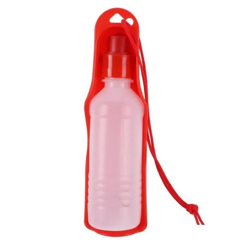 Water Bottles 250Ml Dog Outdoor Bottle Travel Sport Feed Drinking Pet Supply Portable Product Drop K3 Delivery Home Garden Kitchen D