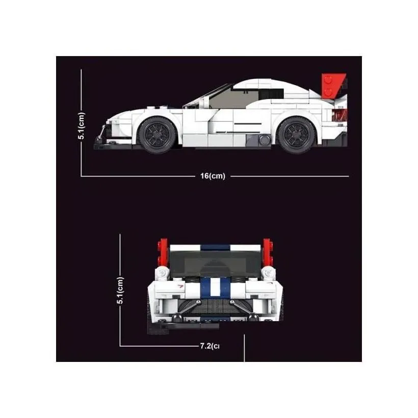 lepin blocks mod king 27011 movie game technic static version dodge viper acr roadster building 388pcs bricks toys for k dhmmd