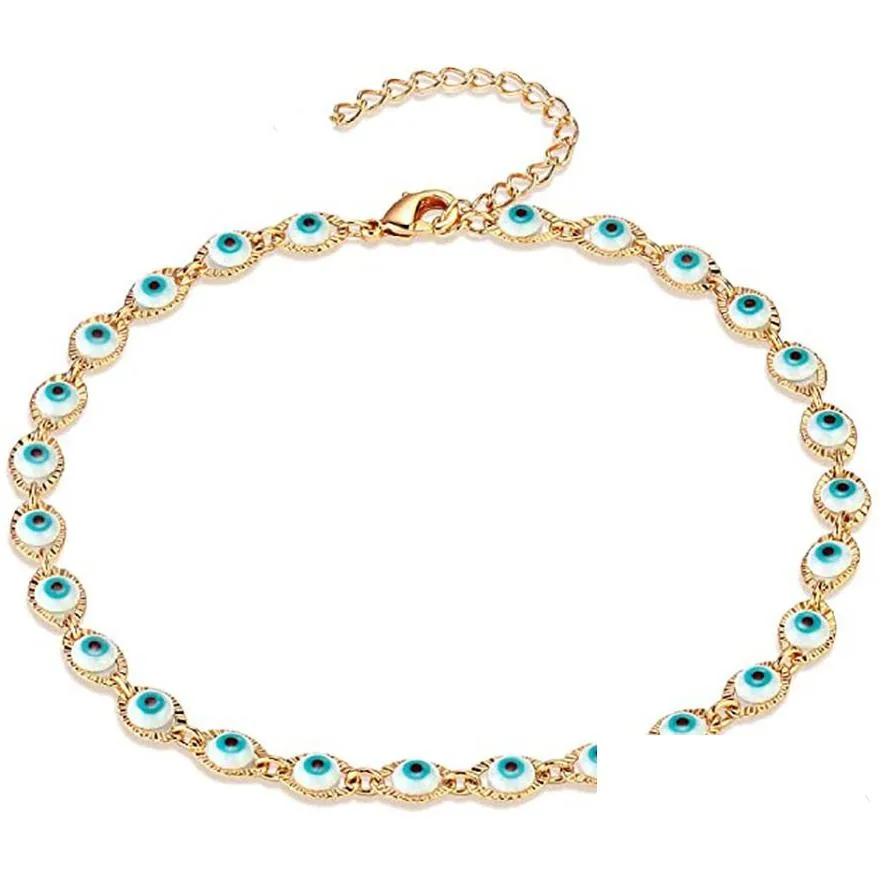 evil eye crystal bracelet bangle - enamel gold turkish lucky eye jewelry for women - gift-worthy style