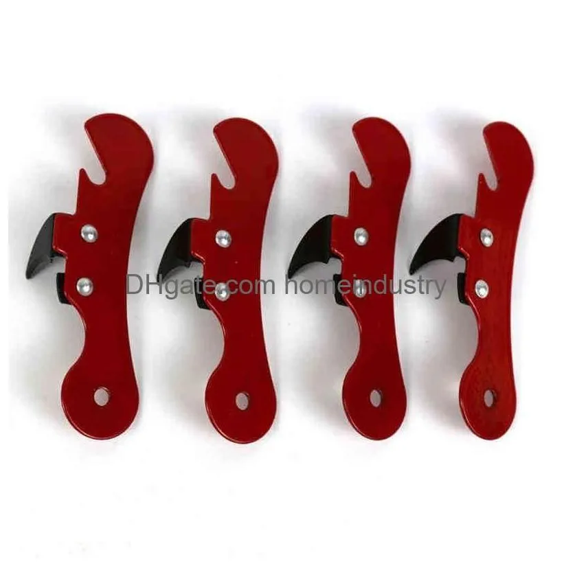 Openers Can Opener Knife Parrot Simple Beer Open Metal Sharp Firm Red Mtifunctional Design Surface Paint Home Essentials Easy Vtmtl0