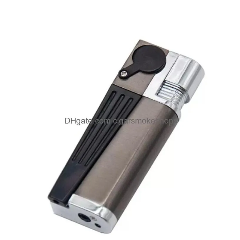 smoking pipes creative lighter shape 93 mm metal herb pipe one hitter with bowl smoke accessories wholesale drop delivery home garde