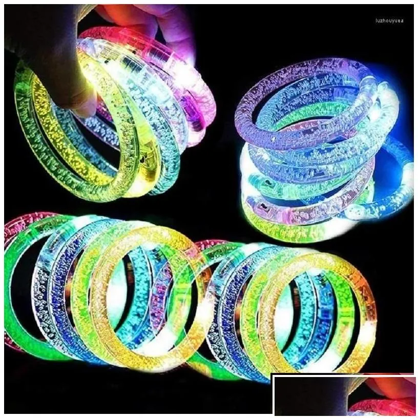 party decoration 12/15/30/60pcs cheer tube stick glow sticks dark light for bk colorf wedding foam rgb led drop delivery home garden