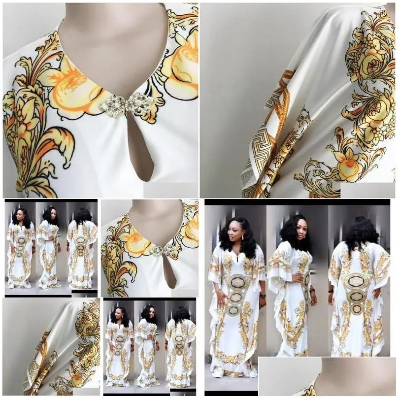 casual dresses tilapia loose women summer dress straight design royal african style dashiki elastic big mx190727 drop delivery appar