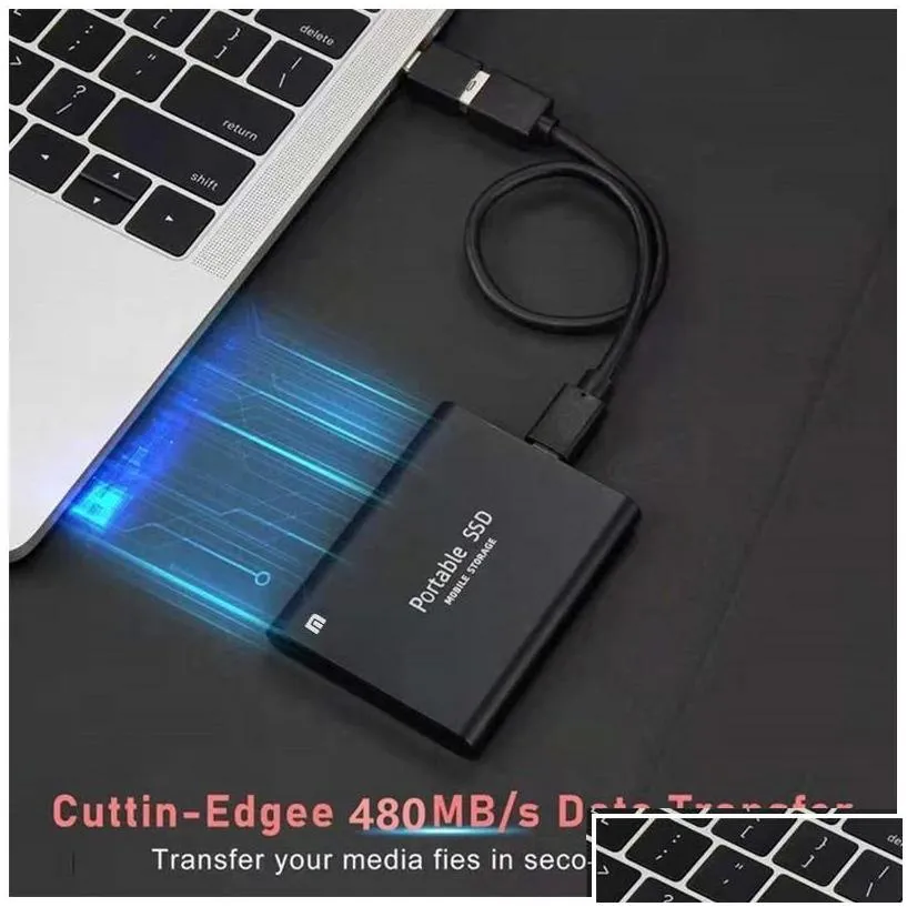 hard drives m.2 ssd 500gb 1tb flash drive external typec high speed usb3.1 2tb 4tb 8tb storage portable hd disk for laptop 221105 dr