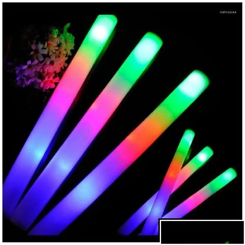 Palitos Led LED Foam Sticks Party Decorations 12/30/Glow Sticks For Weddings ...