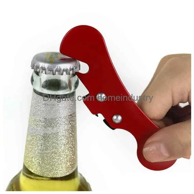 Openers Can Opener Knife Parrot Simple Beer Open Metal Sharp Firm Red Mtifunctional Design Surface Paint Home Essentials Easy Vtmtl0