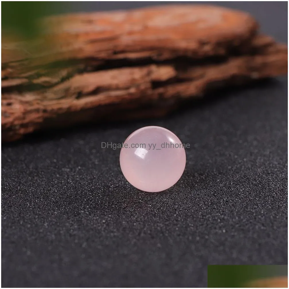 16mm reiki healing chakra natural stone craft ball bead quartz mineral crystals tumbled gemstones hand piece home decoration accessories good