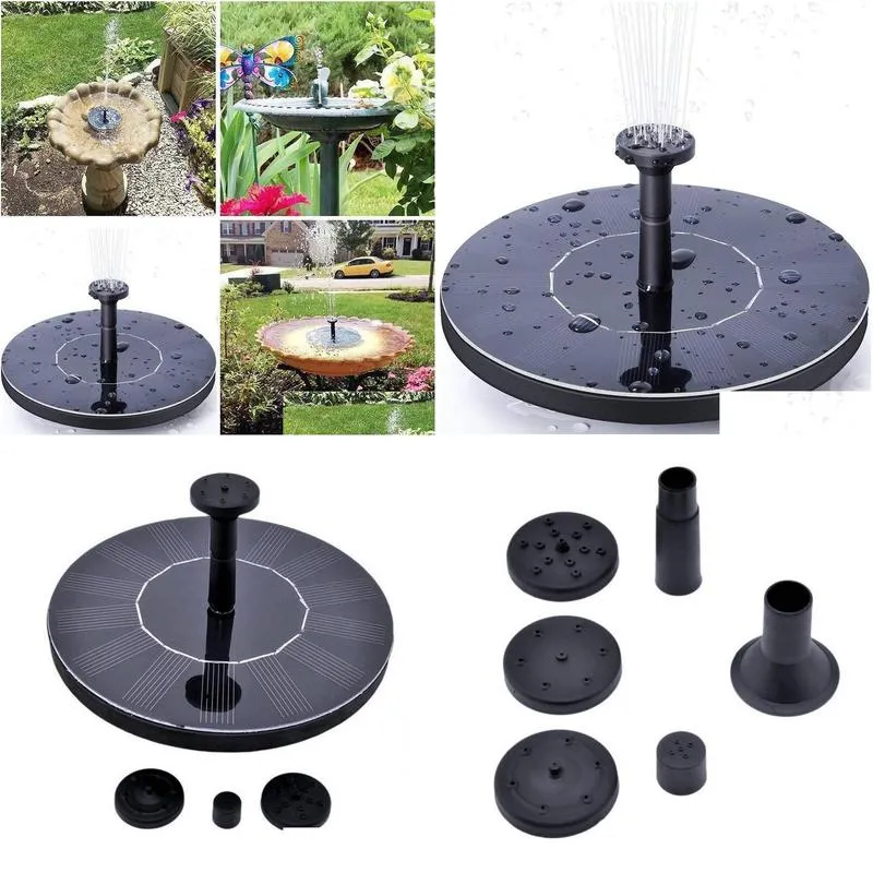 solar fountain water pump for garden pool pond watering outdoor panel pumps kit