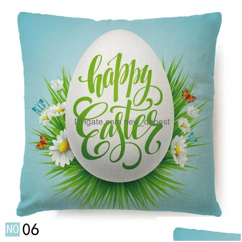 easter pillow case sofa throw pillow case bunny rabbit design pillow case sofa car cushion covers