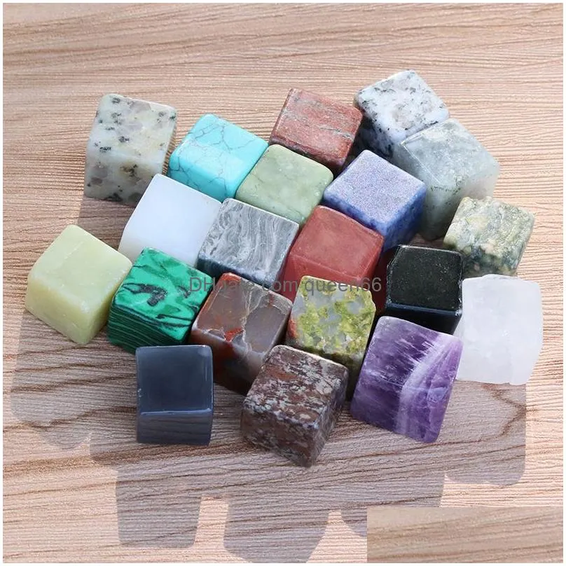 cubic stone ball amethyst quartz crystal agate natural stone plant ornaments chakras yoga pieces stones jewelry making accessories