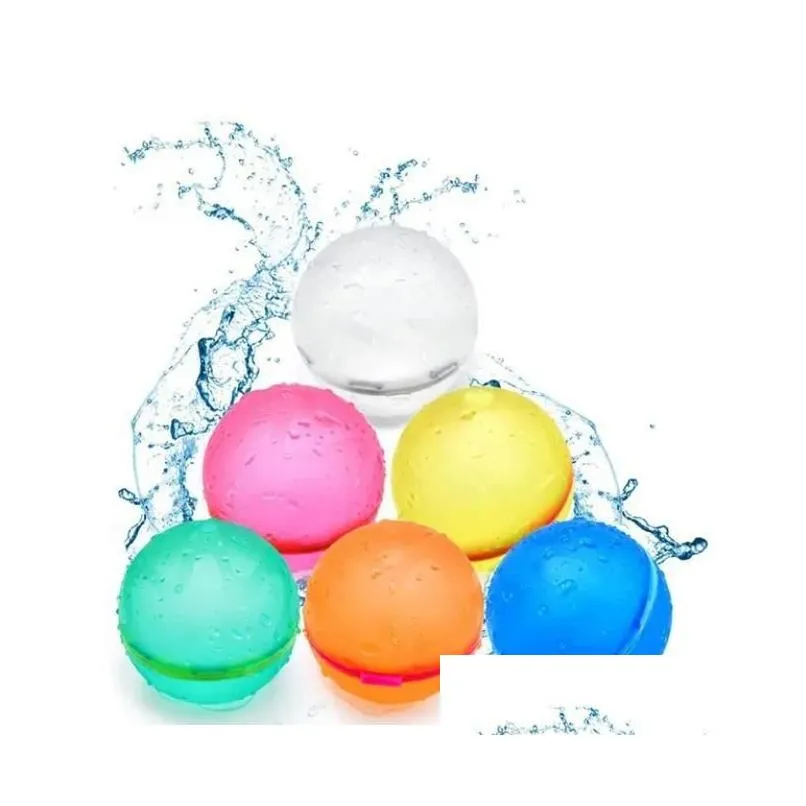 splash ball reusable water balloon toy silicone water ball childrens water ball beach swimming pool water playing fight games