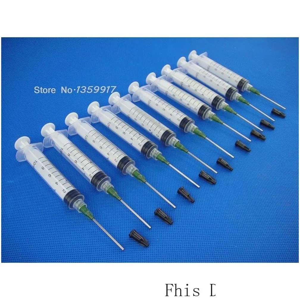 10ml syringes with 14g 1.5 blunt tip needle pack of 50