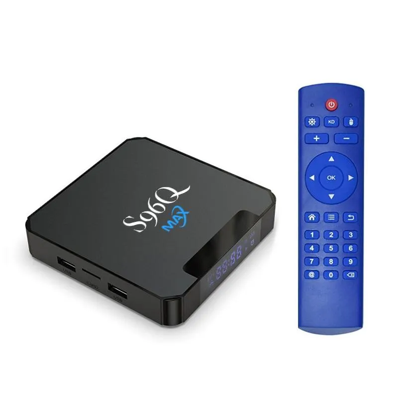  s96q max 6k set top box smart boxes android 12.0 tv box h618 4gb 32gb wifi 6 2.4g 5g bluetooth 5