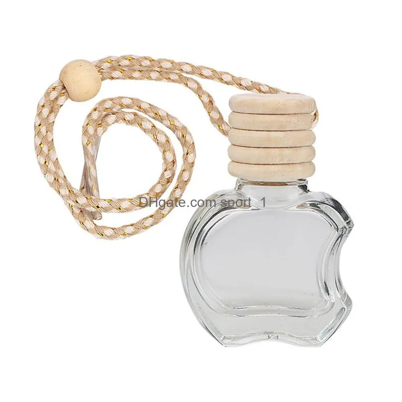 car perfume bottle hanging glass bottles empty perfumes aromatherapy refillable diffuser air fresher fragrance pendant