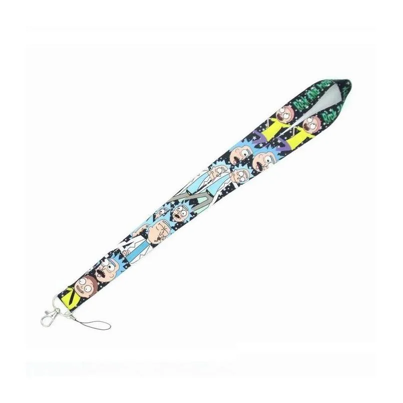 anime cartoon fashion trend neckband strap lanyard key id card fitness phone with usb badge clip diy sling material
