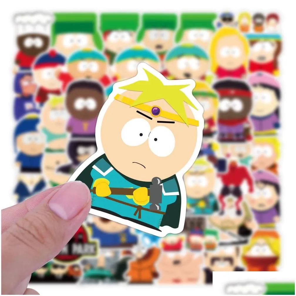 50 pcs mixed car stickers park cartoon for skateboard laptop fridge helmet pad bicycle bike motorcycle ps4 notebook guitar children pvc