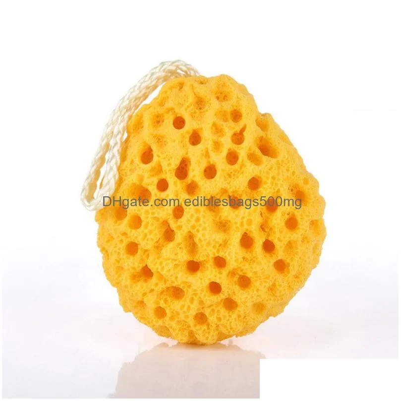 honeycomb shower sponge bath shower ball scrub soft spa body sponges power cleaning tools flower bath ball